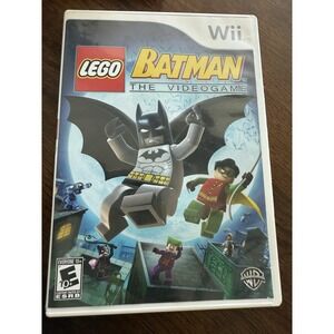 Wii LEGO Batman: The Video Game (Nintendo Wii,‎ 2008) with instructional manual